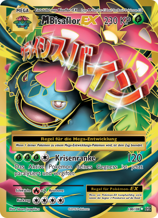 M-Bisaflor EX 100 — Evolutions (German Pokémon TCG card)
