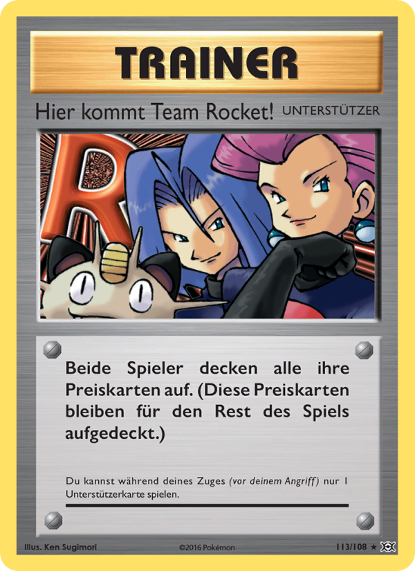 Hier kommt Team Rocket! 113 — Evolutions (German Pokémon TCG card)