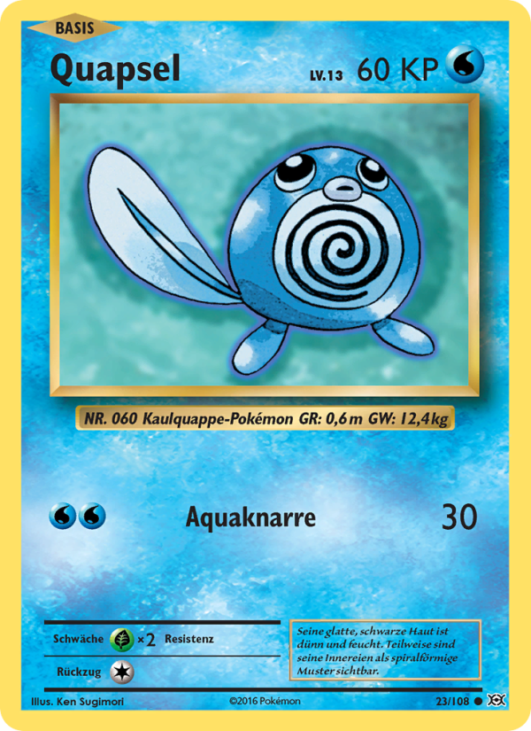 Quapsel 23 — Evolutions (German Pokémon TCG card)