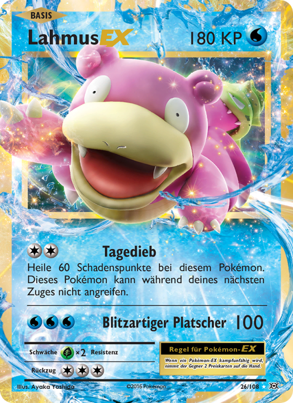 Lahmus EX 26 — Evolutions (German Pokémon TCG card)