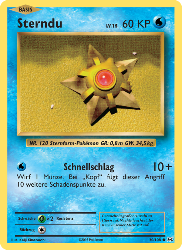 Sterndu 30 — Evolutions (German Pokémon TCG card)
