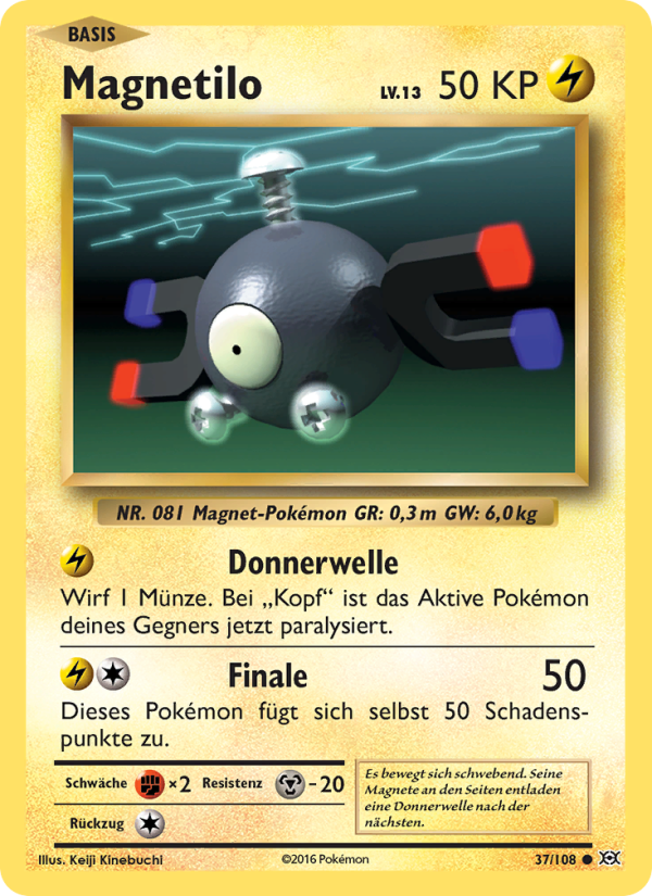 Magnetilo 37 — Evolutions (German Pokémon TCG card)