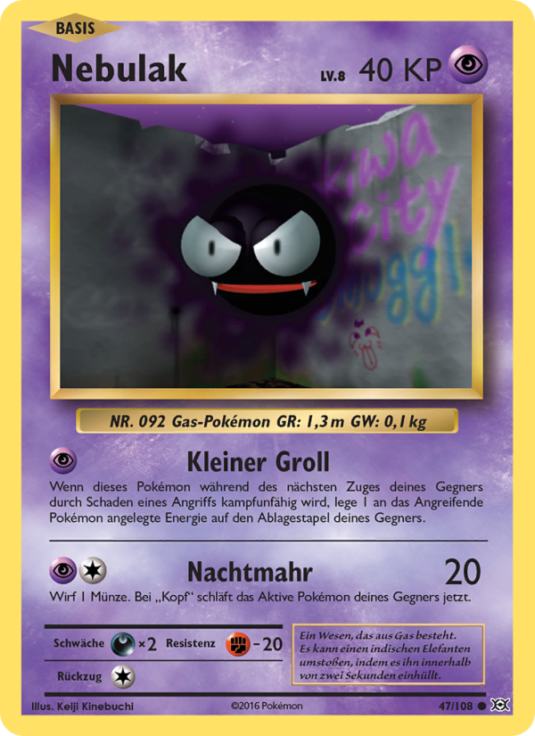Nebulak 47 — Evolutions (German Pokémon TCG card)