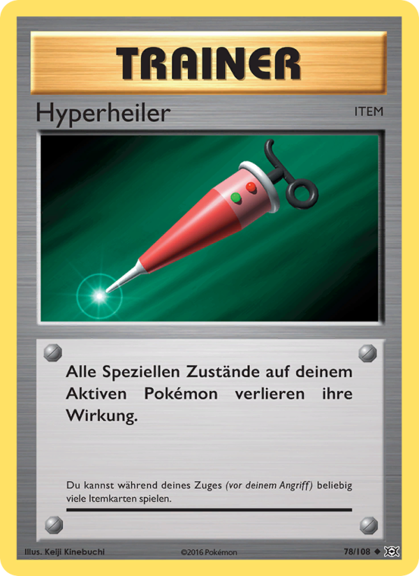 Hyperheiler 78 — Evolutions (German Pokémon TCG card)