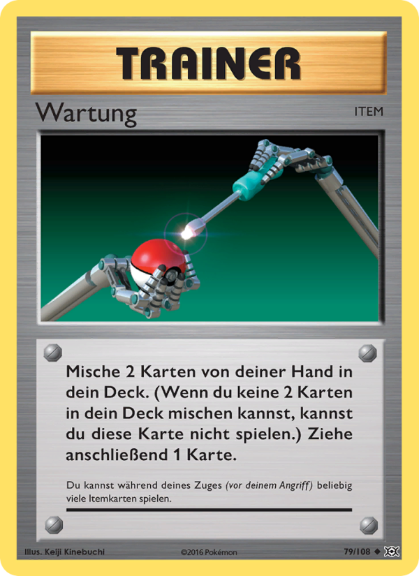 Wartung 79 — Evolutions (German Pokémon TCG card)