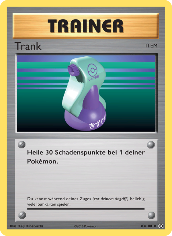 Trank 83 — Evolutions (German Pokémon TCG card)