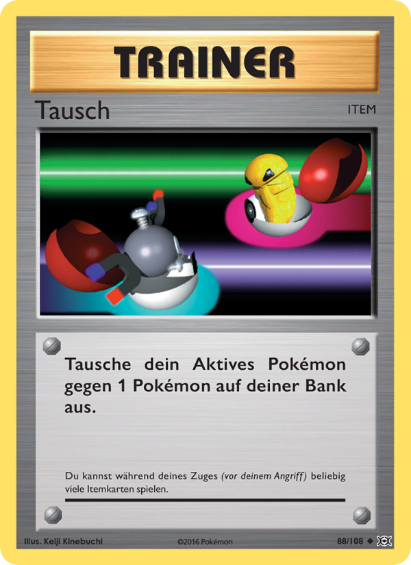 Tausch 88 — Evolutions (German Pokémon TCG card)