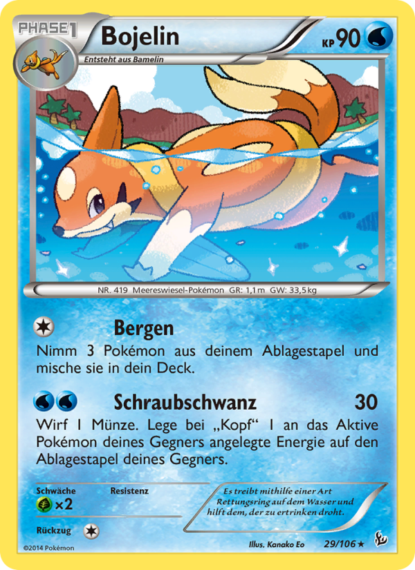 Bojelin 29 — Flashfire (German Pokémon TCG card)