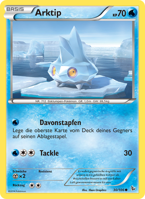 Arktip 30 — Flashfire (German Pokémon TCG card)