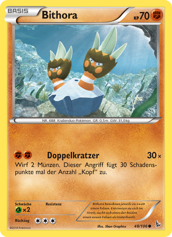 Bithora 48 — Flashfire (German Pokémon TCG card)