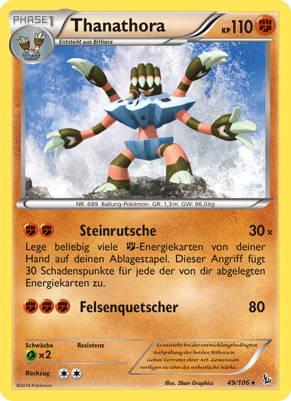 Thanathora 49 — Flashfire (German Pokémon TCG card)