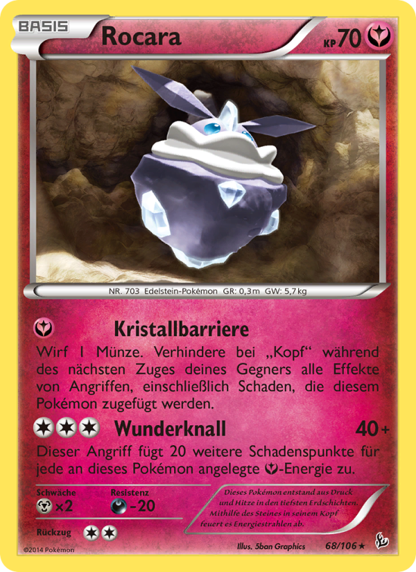 Rocara 68 — Flashfire (German Pokémon TCG card)