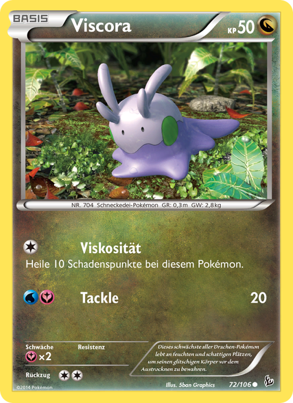 Viscora 72 — Flashfire (German Pokémon TCG card)