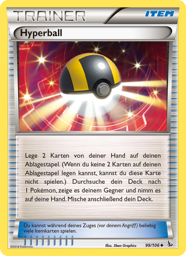 Hyperball 99 — Flashfire (German Pokémon TCG card)