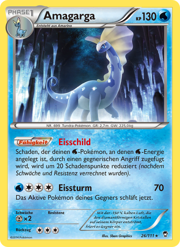 Amagarga 26 — Furious Fists (German Pokémon TCG card)