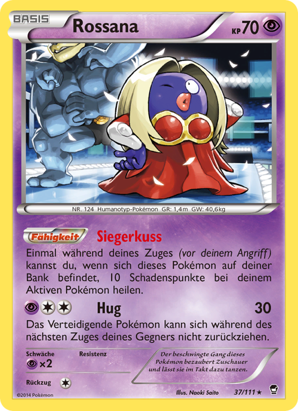 Rossana 37 — Furious Fists (German Pokémon TCG card)