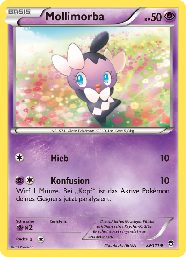Mollimorba 39 — Furious Fists (German Pokémon TCG card)