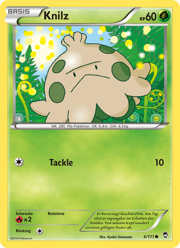 Knilz 6 — Furious Fists (German Pokémon TCG card)