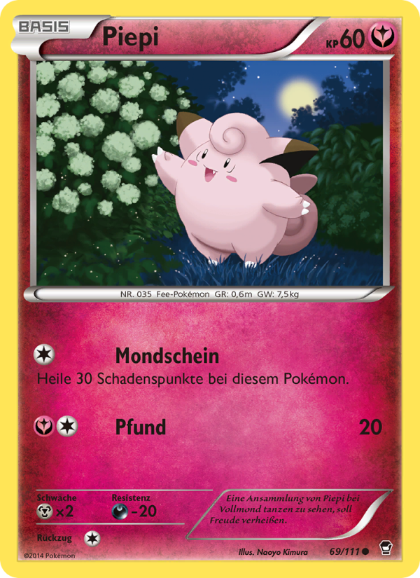 Piepi 69 — Furious Fists (German Pokémon TCG card)