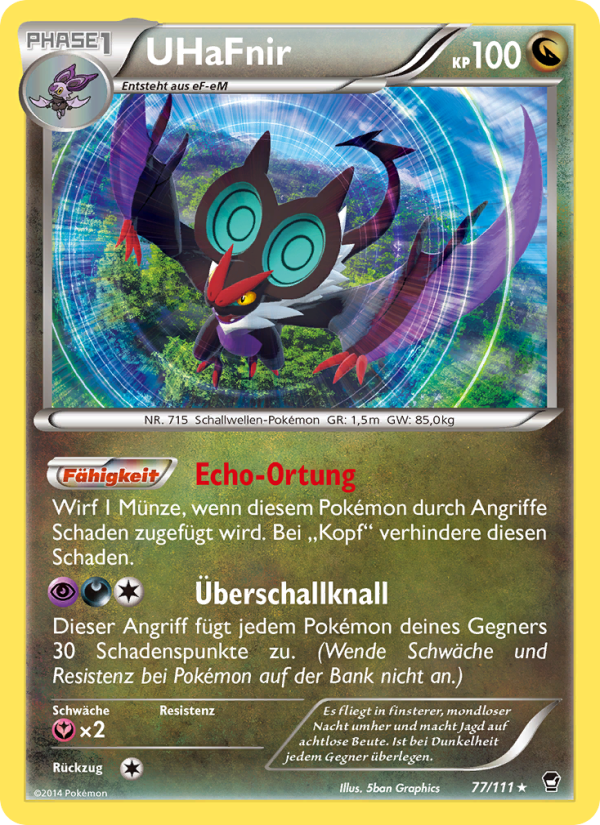UHaFnir 77 — Furious Fists (German Pokémon TCG card)