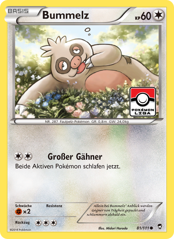 Bummelz 81 — Furious Fists (German Pokémon TCG card)