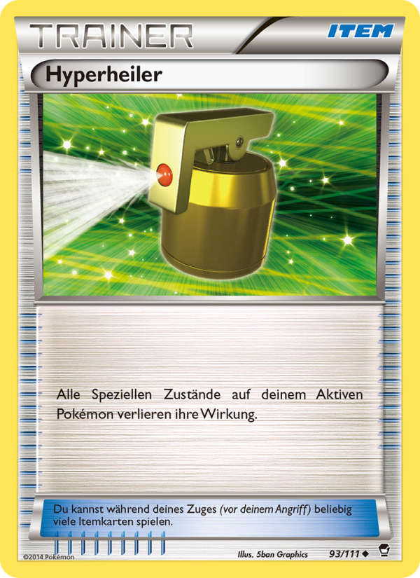 Hyperheiler 93 — Furious Fists (German Pokémon TCG card)