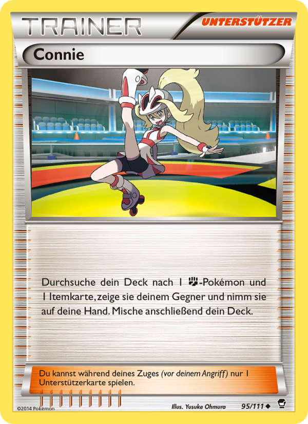 Connie 95 — Furious Fists (German Pokémon TCG card)