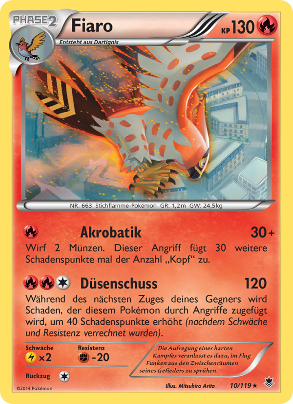 Fiaro 10 — Phantom Forces (German Pokémon TCG card)