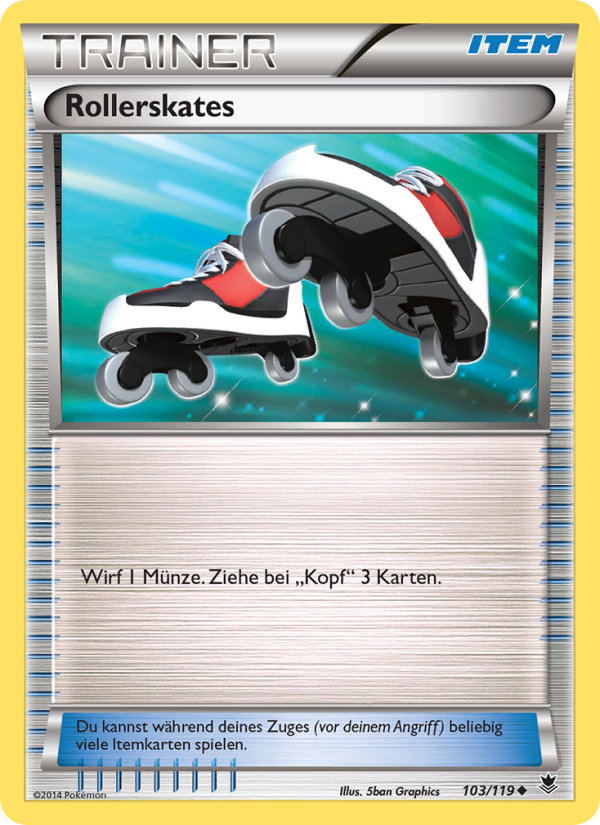 Rollerskates 103 — Phantom Forces (German Pokémon TCG card)