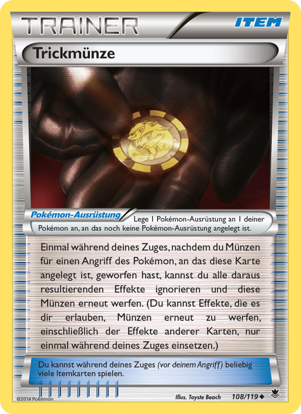 Trickmünze 108 — Phantom Forces (German Pokémon TCG card)