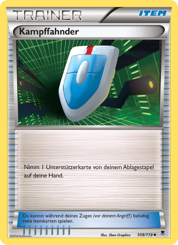 Kampffahnder 109 — Phantom Forces (German Pokémon TCG card)