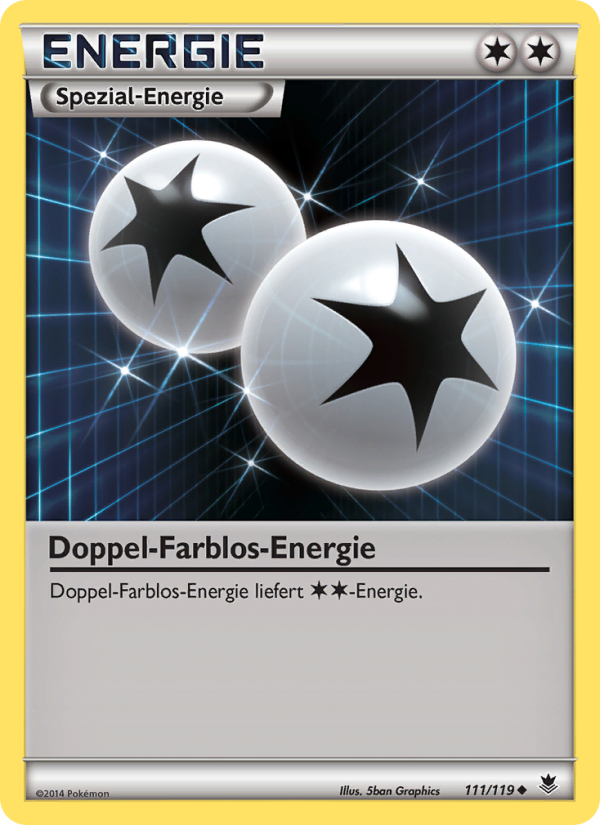 DoppelFarblosEnergie 111 — Phantom Forces (German Pokémon TCG card)