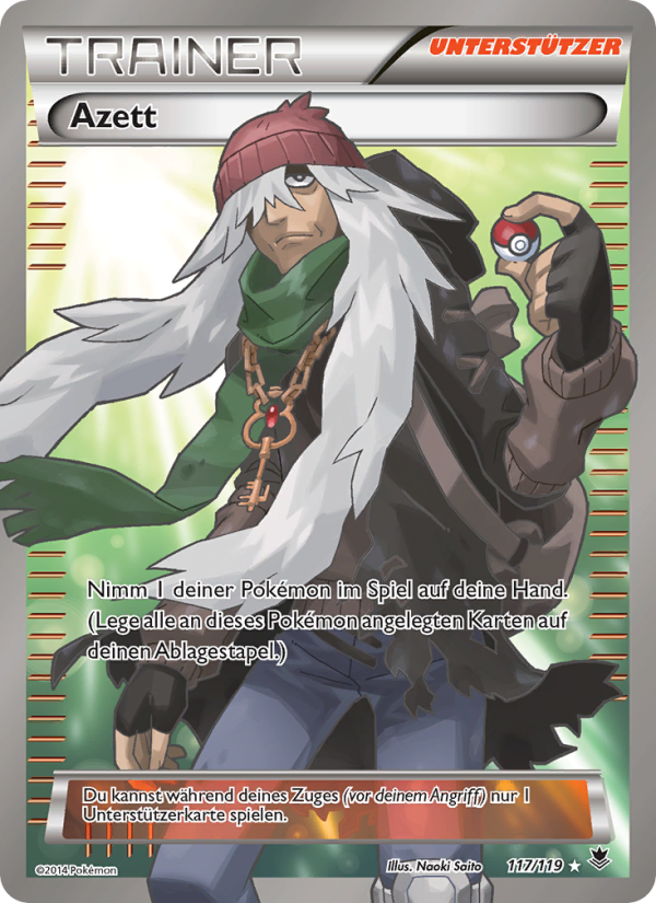 Azett 117 — Phantom Forces (German Pokémon TCG card)