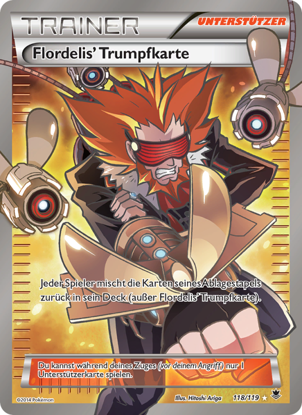 Flordelis' Trumpfkarte 118 — Phantom Forces (German Pokémon TCG card)