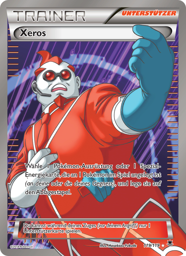 Xeros 119 — Phantom Forces (German Pokémon TCG card)