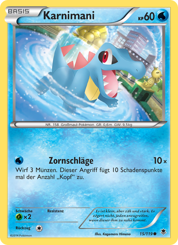 Karnimani 15 — Phantom Forces (German Pokémon TCG card)