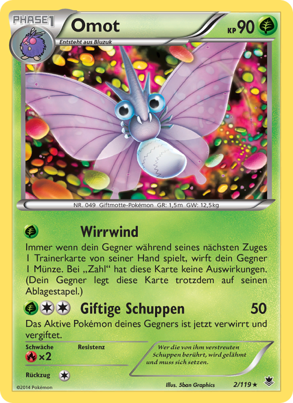 Omot 2 — Phantom Forces (German Pokémon TCG card)