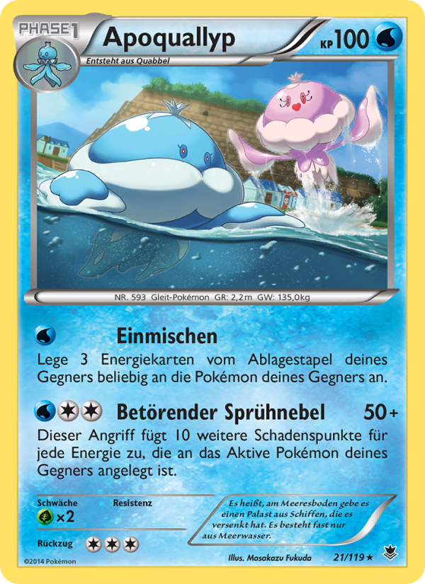 Apoquallyp 21 — Phantom Forces (German Pokémon TCG card)