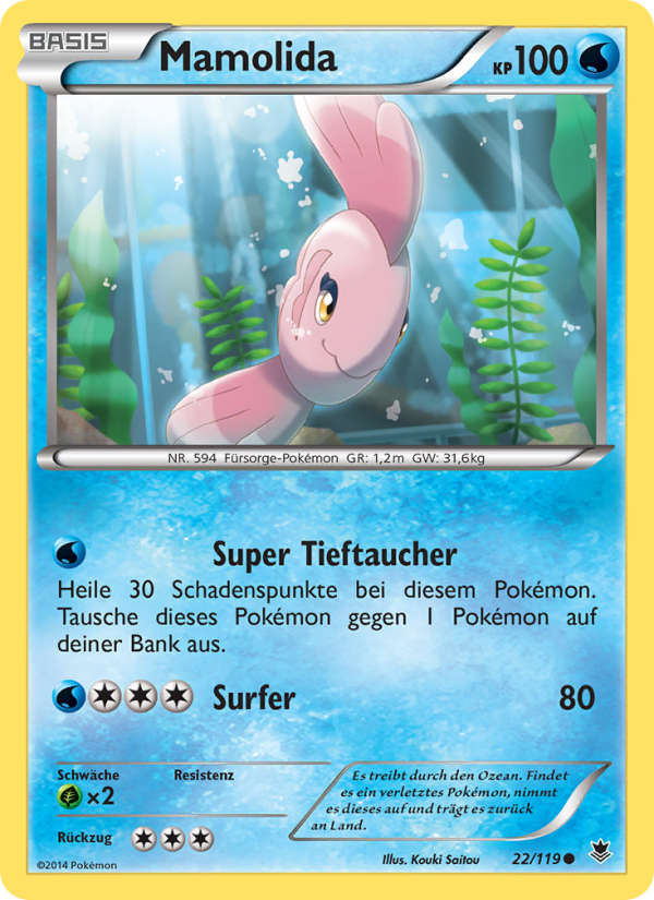 Mamolida 22 — Phantom Forces (German Pokémon TCG card)