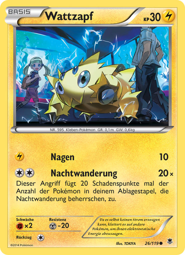 Wattzapf 26 — Phantom Forces (German Pokémon TCG card)