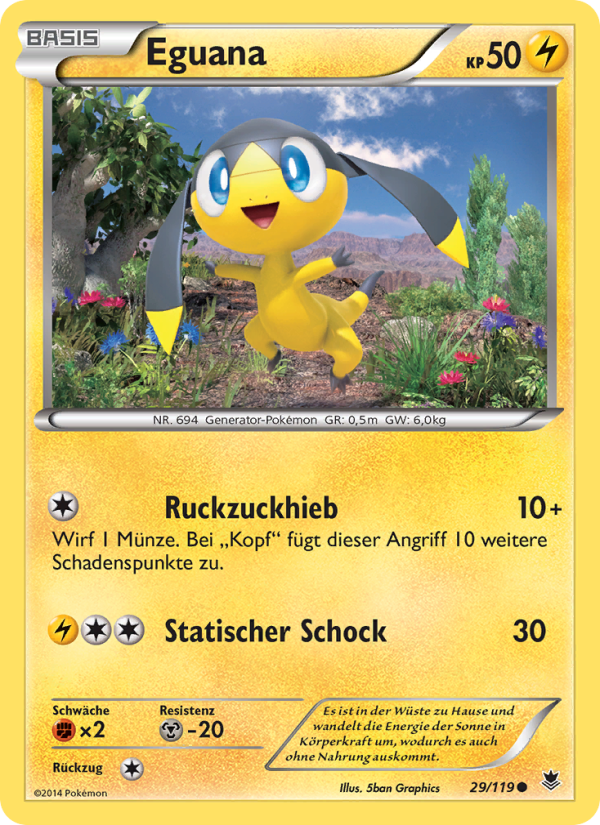 Eguana 29 — Phantom Forces (German Pokémon TCG card)