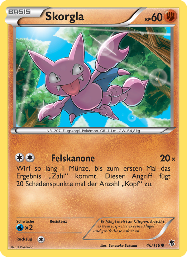 Skorgla 46 — Phantom Forces (German Pokémon TCG card)