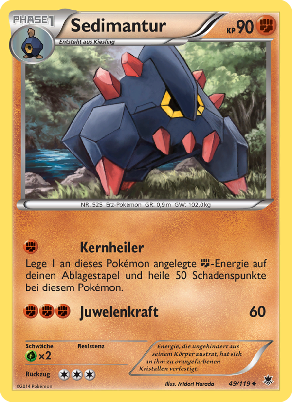 Sedimantur 49 — Phantom Forces (German Pokémon TCG card)