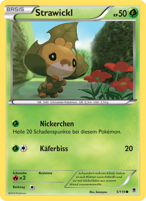Strawickl 5 — Phantom Forces (German Pokémon TCG card)