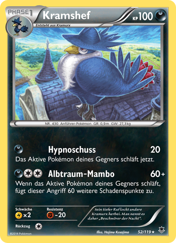 Kramshef 52 — Phantom Forces (German Pokémon TCG card)