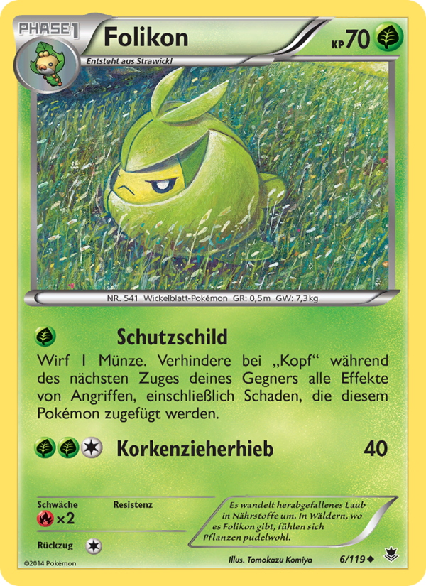 Folikon 6 — Phantom Forces (German Pokémon TCG card)