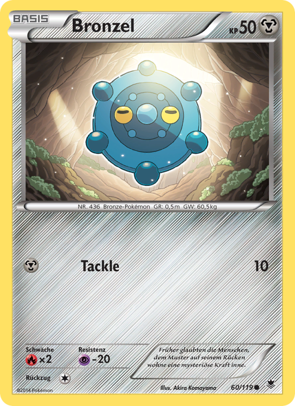 Bronzel 60 — Phantom Forces (German Pokémon TCG card)