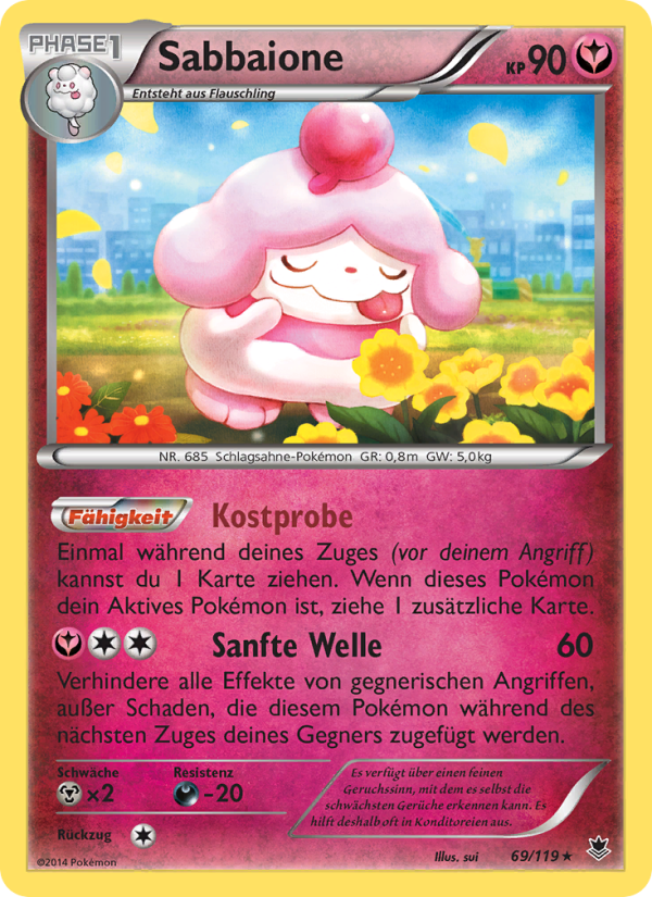 Sabbaione 69 — Phantom Forces (German Pokémon TCG card)