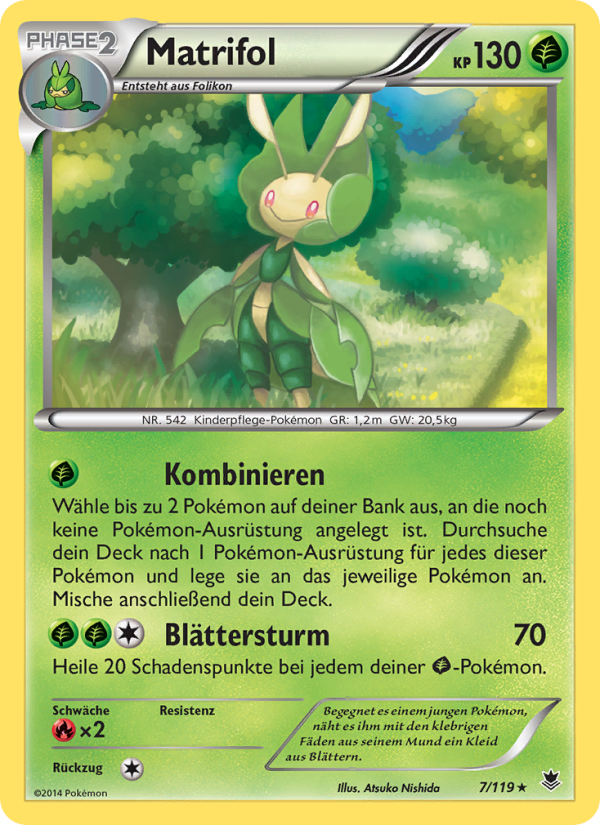 Matrifol 7 — Phantom Forces (German Pokémon TCG card)