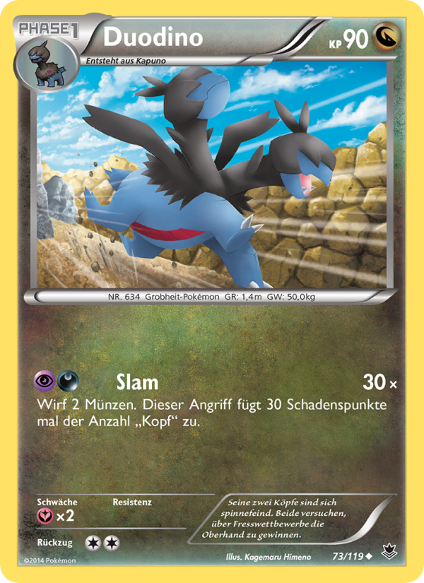 Duodino 73 — Phantom Forces (German Pokémon TCG card)